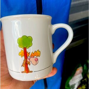 West coast Rim Shot comic strip coffee mug .1980s